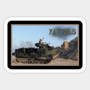 YAT YAS AAV Amphib Crew Sticker